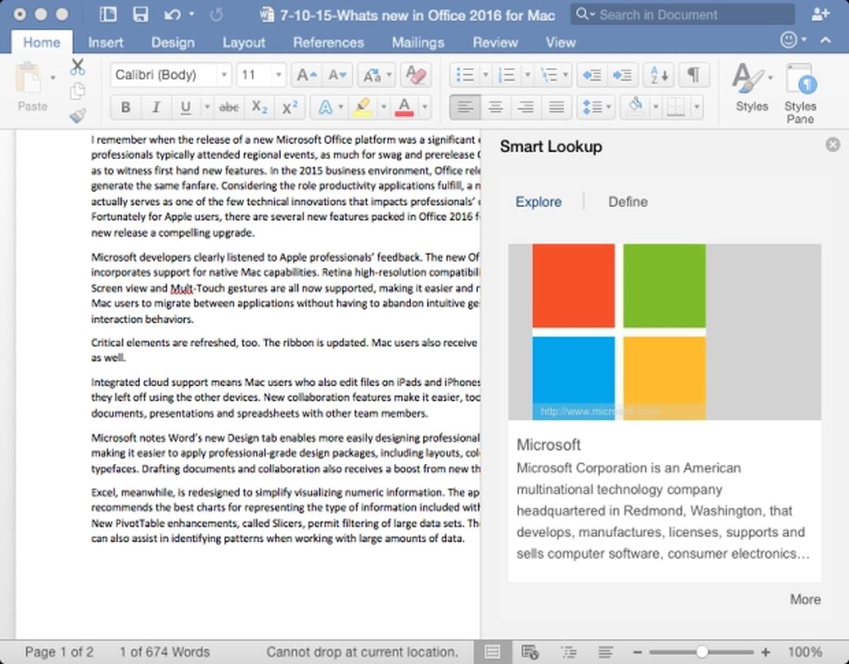 microsoft word excel for mac